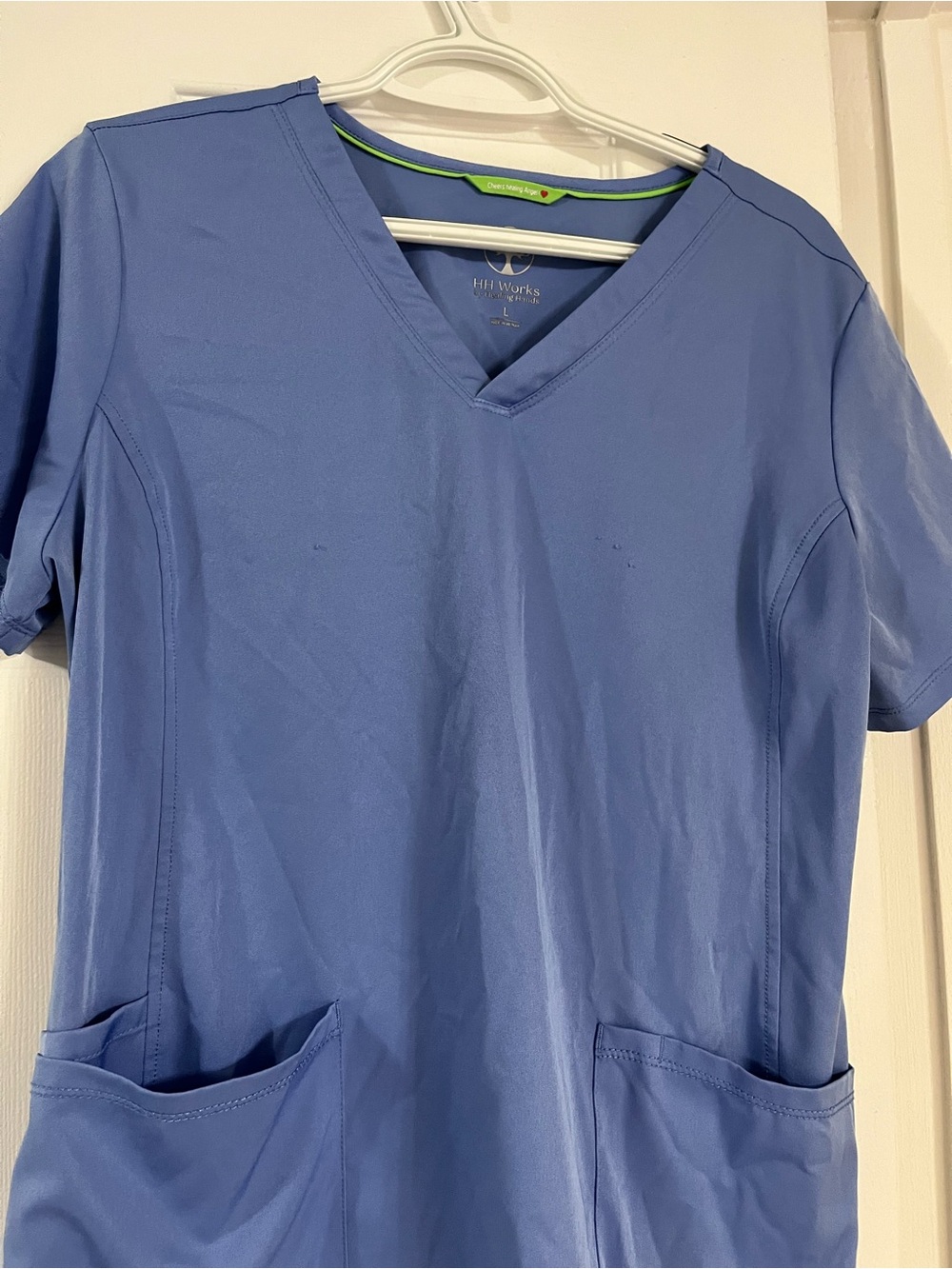 4 sets Women’s large ceil blue scrubs